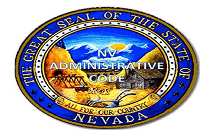 great seal of the state of nevada with nv administrative code 