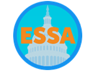 ESSA in orange over top of state capitol